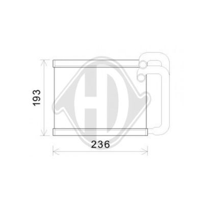 DIEDERICHS Теплообменник, отопление салона DCM1302