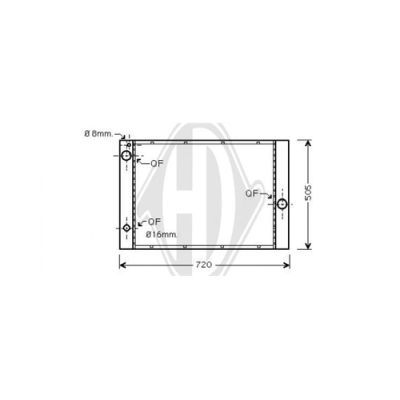 DIEDERICHS Radiators, Motora dzesēšanas sistēma DCM1558