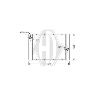 DIEDERICHS Radiators, Motora dzesēšanas sistēma DCM1567