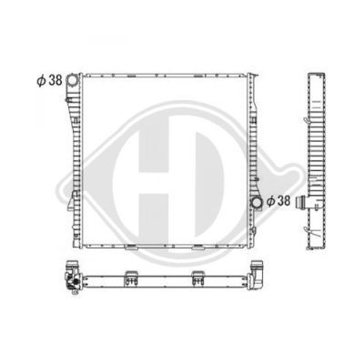 DIEDERICHS Radiators, Motora dzesēšanas sistēma DCM1576