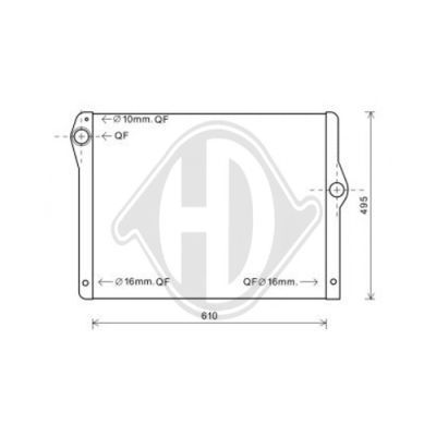 DIEDERICHS Radiators, Motora dzesēšanas sistēma DCM1595