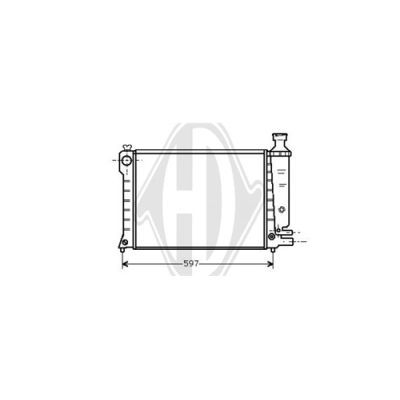 DIEDERICHS Radiators, Motora dzesēšanas sistēma DCM1655