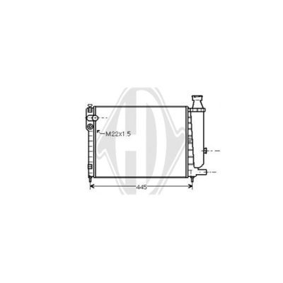 DIEDERICHS Radiators, Motora dzesēšanas sistēma DCM1659