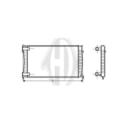 DIEDERICHS Radiators, Motora dzesēšanas sistēma DCM1706