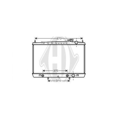DIEDERICHS Радиатор, охлаждение двигателя DCM1842
