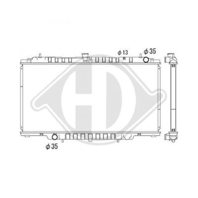 DIEDERICHS Radiators, Motora dzesēšanas sistēma DCM1844