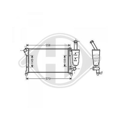 DIEDERICHS Radiators, Motora dzesēšanas sistēma DCM1973