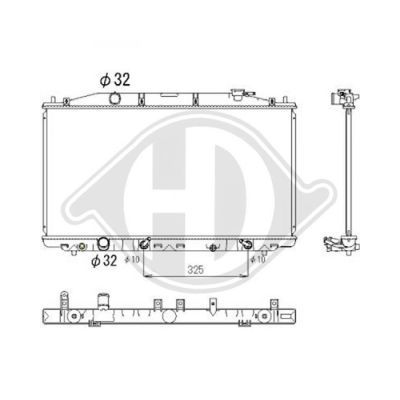 DIEDERICHS Radiators, Motora dzesēšanas sistēma DCM2194