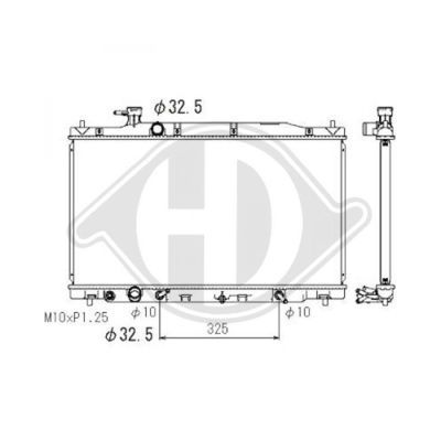 DIEDERICHS Radiators, Motora dzesēšanas sistēma DCM2195