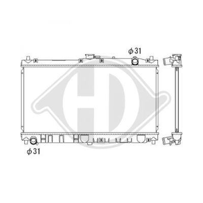 DIEDERICHS Radiators, Motora dzesēšanas sistēma DCM2243