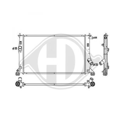 DIEDERICHS Radiators, Motora dzesēšanas sistēma DCM2263