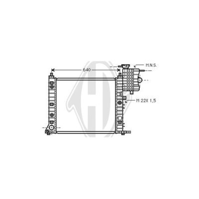 DIEDERICHS Radiators, Motora dzesēšanas sistēma DCM2369