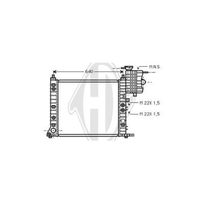 DIEDERICHS Radiators, Motora dzesēšanas sistēma DCM2377