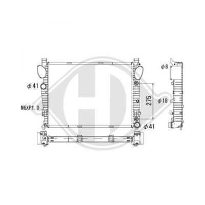 DIEDERICHS Radiators, Motora dzesēšanas sistēma DCM2393