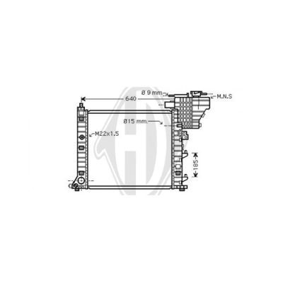 DIEDERICHS Radiators, Motora dzesēšanas sistēma DCM2401