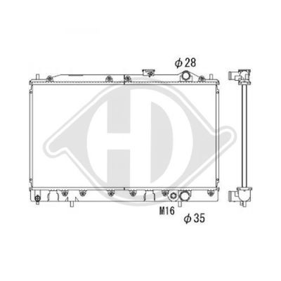 DIEDERICHS Radiators, Motora dzesēšanas sistēma DCM2446