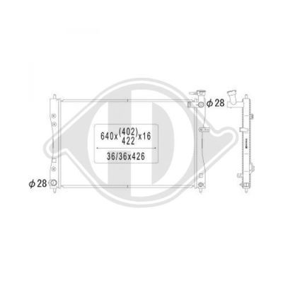 DIEDERICHS Radiators, Motora dzesēšanas sistēma DCM2511