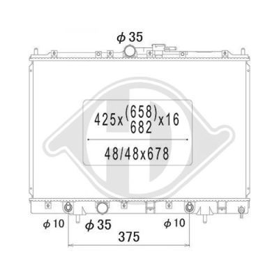 DIEDERICHS Radiators, Motora dzesēšanas sistēma DCM2526