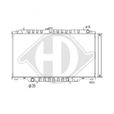 DIEDERICHS Radiators, Motora dzesēšanas sistēma DCM2545