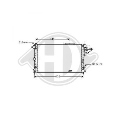 DIEDERICHS Radiators, Motora dzesēšanas sistēma DCM2581