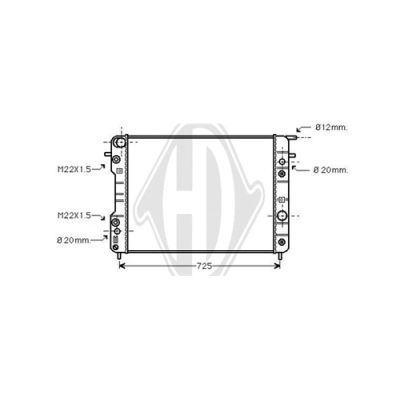 DIEDERICHS Radiators, Motora dzesēšanas sistēma DCM2601