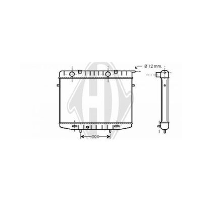 DIEDERICHS Radiators, Motora dzesēšanas sistēma DCM2609