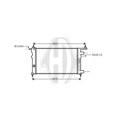 DIEDERICHS Radiators, Motora dzesēšanas sistēma DCM2629