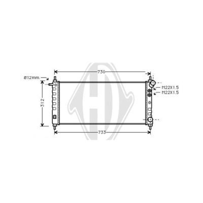 DIEDERICHS Radiators, Motora dzesēšanas sistēma DCM2630