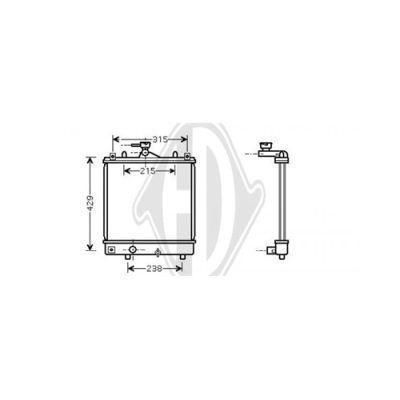 DIEDERICHS Radiators, Motora dzesēšanas sistēma DCM2648