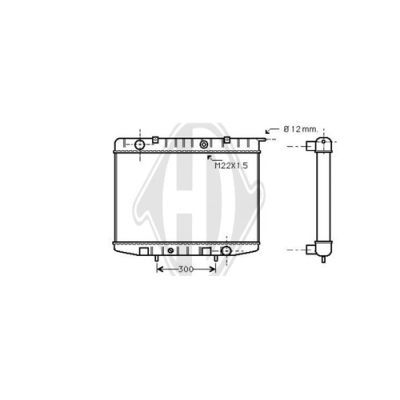 DIEDERICHS Radiators, Motora dzesēšanas sistēma DCM2650