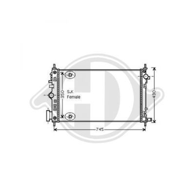 DIEDERICHS Radiators, Motora dzesēšanas sistēma DCM2690