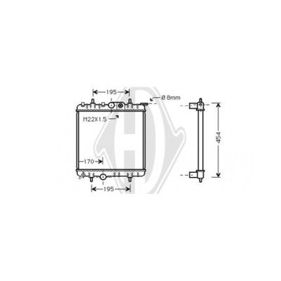 DIEDERICHS Radiators, Motora dzesēšanas sistēma DCM2762