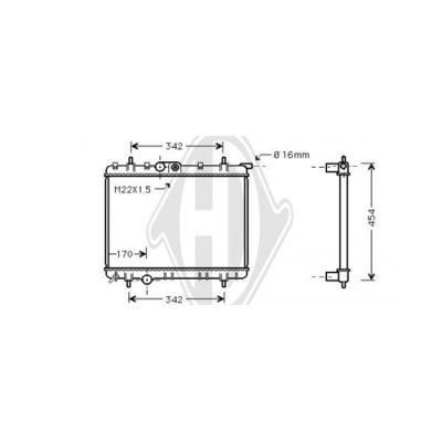 DIEDERICHS Radiators, Motora dzesēšanas sistēma DCM2764