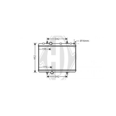 DIEDERICHS Radiators, Motora dzesēšanas sistēma DCM2802