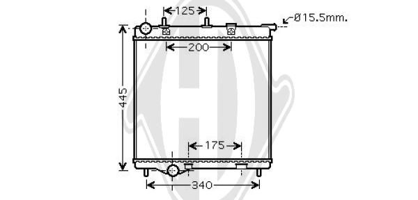 DIEDERICHS Radiators, Motora dzesēšanas sistēma DCM2803