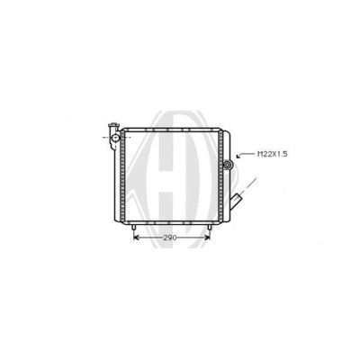 DIEDERICHS Radiators, Motora dzesēšanas sistēma DCM2843