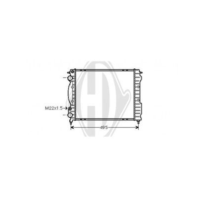 DIEDERICHS Radiators, Motora dzesēšanas sistēma DCM2860