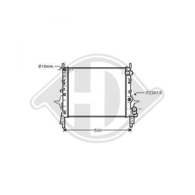 DIEDERICHS Radiators, Motora dzesēšanas sistēma DCM2873