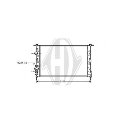 DIEDERICHS Radiators, Motora dzesēšanas sistēma DCM2881