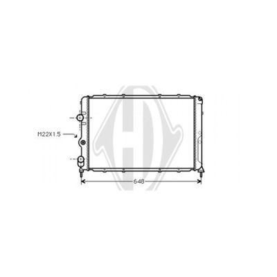 DIEDERICHS Radiators, Motora dzesēšanas sistēma DCM2882