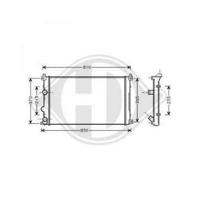 DIEDERICHS Radiators, Motora dzesēšanas sistēma DCM2903