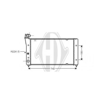 DIEDERICHS Radiators, Motora dzesēšanas sistēma DCM3008