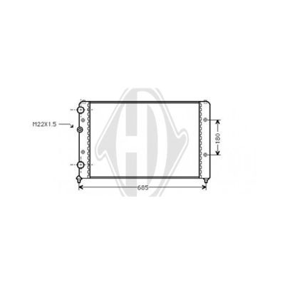 DIEDERICHS Radiators, Motora dzesēšanas sistēma DCM3009