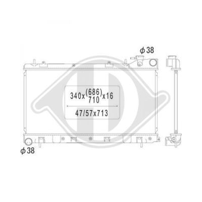 DIEDERICHS Radiators, Motora dzesēšanas sistēma DCM3027