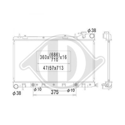 DIEDERICHS Radiators, Motora dzesēšanas sistēma DCM3031