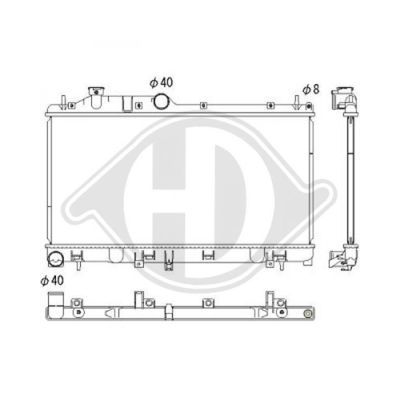 DIEDERICHS Radiators, Motora dzesēšanas sistēma DCM3049