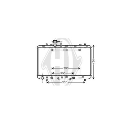 DIEDERICHS Радиатор, охлаждение двигателя DCM3103