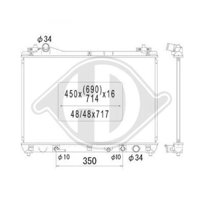 DIEDERICHS Radiators, Motora dzesēšanas sistēma DCM3112