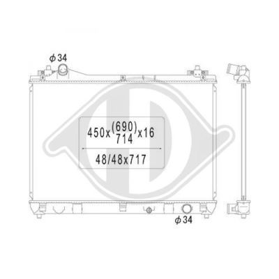 DIEDERICHS Radiators, Motora dzesēšanas sistēma DCM3113