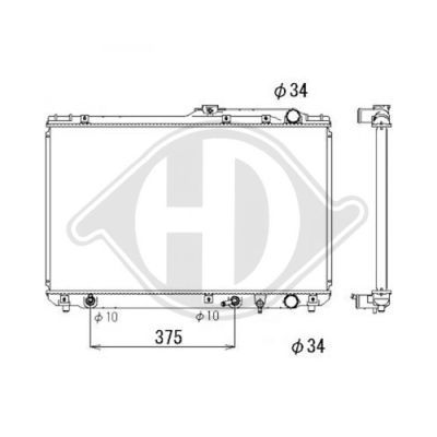 DIEDERICHS Radiators, Motora dzesēšanas sistēma DCM3175